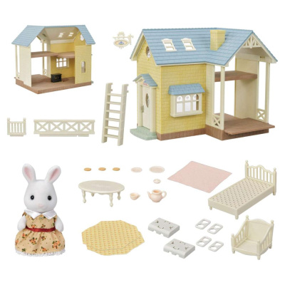 Игровой набор Sylvanian Families Коттедж с синей крышей Epoch 5671 01